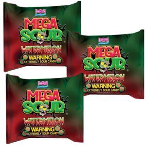 Barnetts Mega Sour Candy Watermelon (Pack of 3)