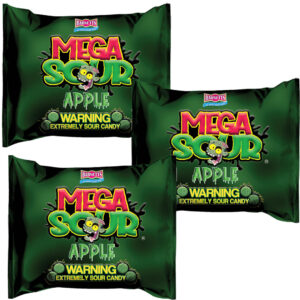 Barnetts Mega Sour Candy Apple (Pack of 3)